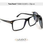 Tom ford ft5682 b 001 clip on