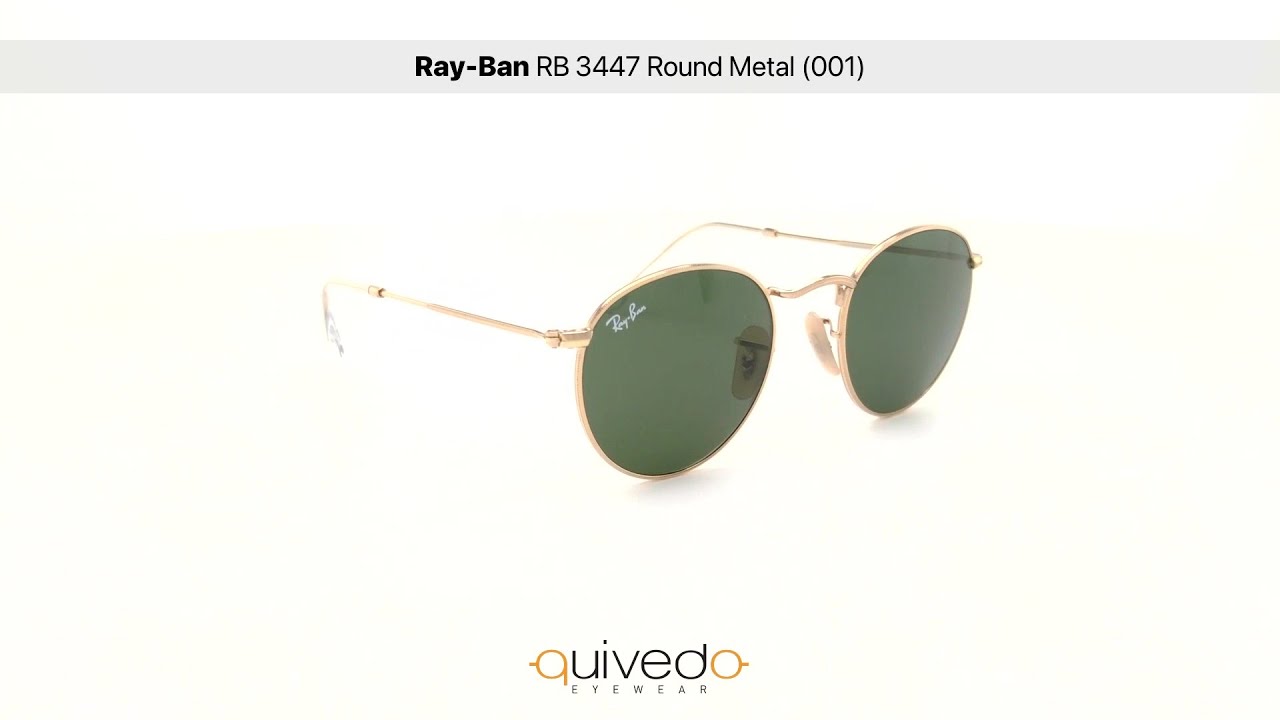 Ray ban rb 3447 round metal 001