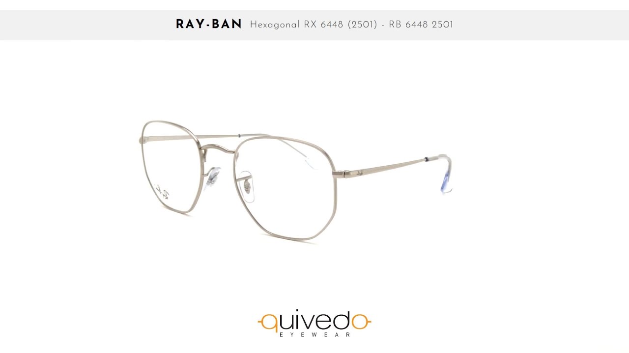 Ray Ban Hexagonal RX 6448 2501 RB 6448 2501 Vista