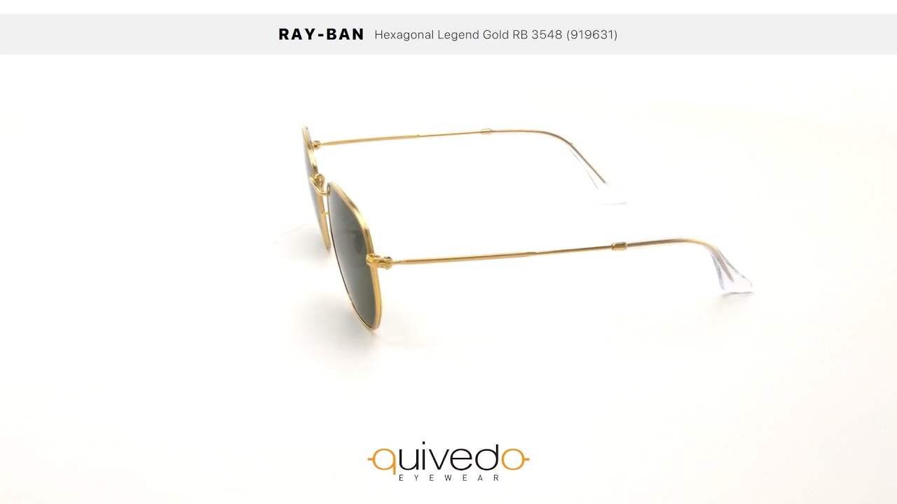 Ray Ban Hexagonal Legend Gold RB 3548