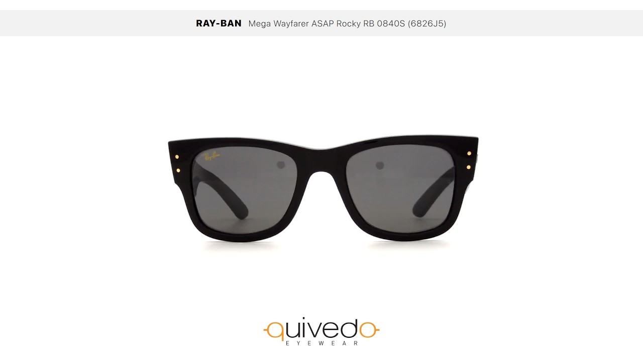 Ray Ban Mega Wayfarer ASAP Rocky RB 0840S 6826J5